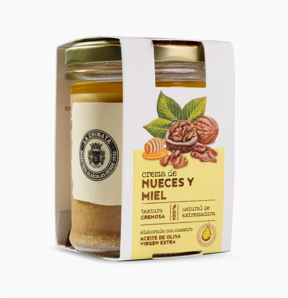 CREMA DE NUECES Y MIEL CON AOVE 180GR