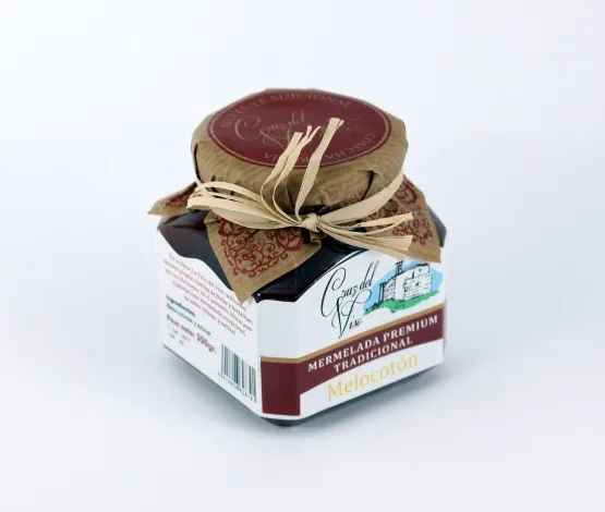Mermelada premium tradicional de melocotón 230gr