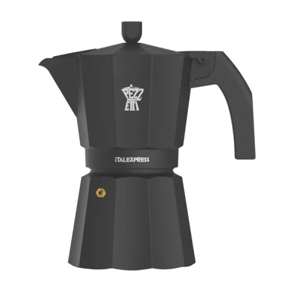 Cafetera Italexpress 6 tazas negro carbón